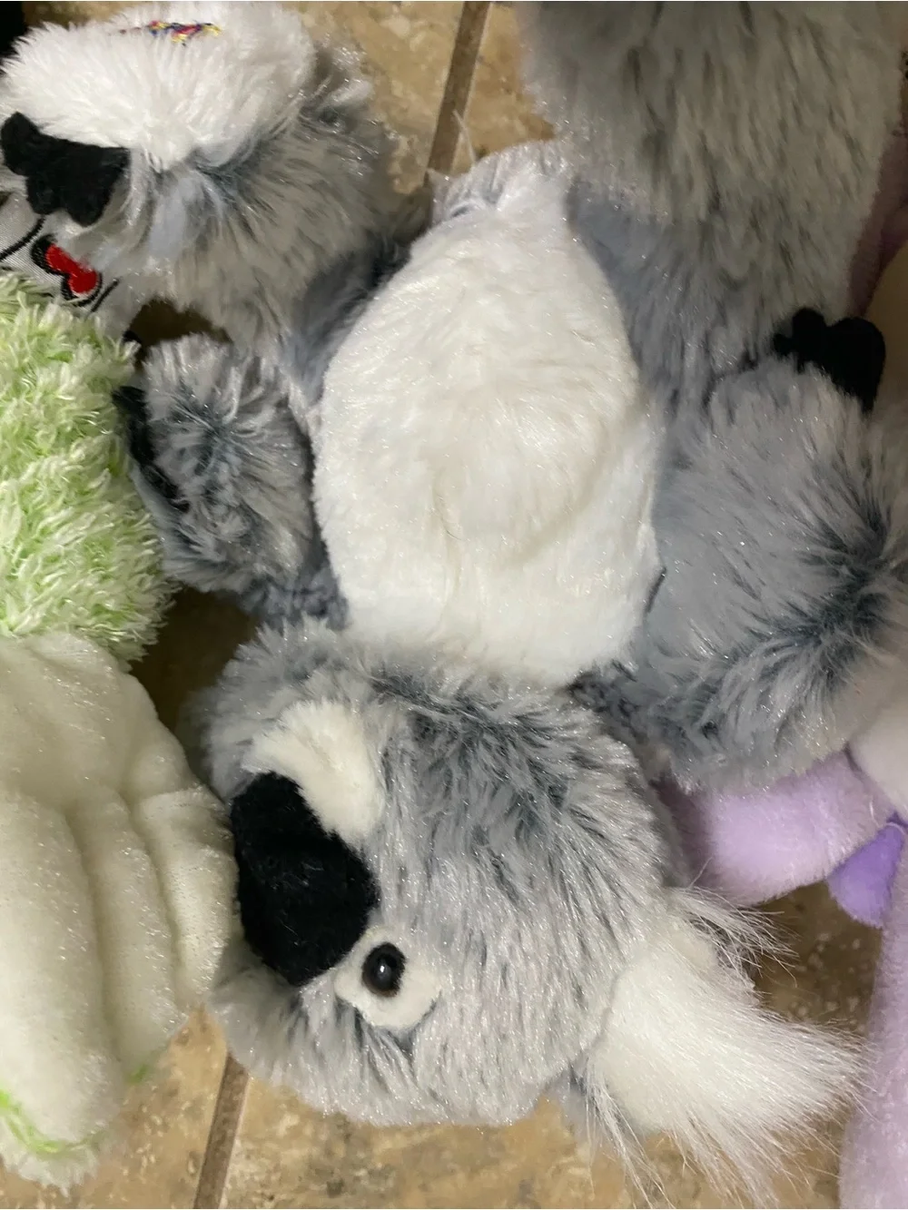 Lot of 6 Ganz Webkinz & Lil'Kinz Plush Toys Turtle, Bear, Koala, Elephants Bird
